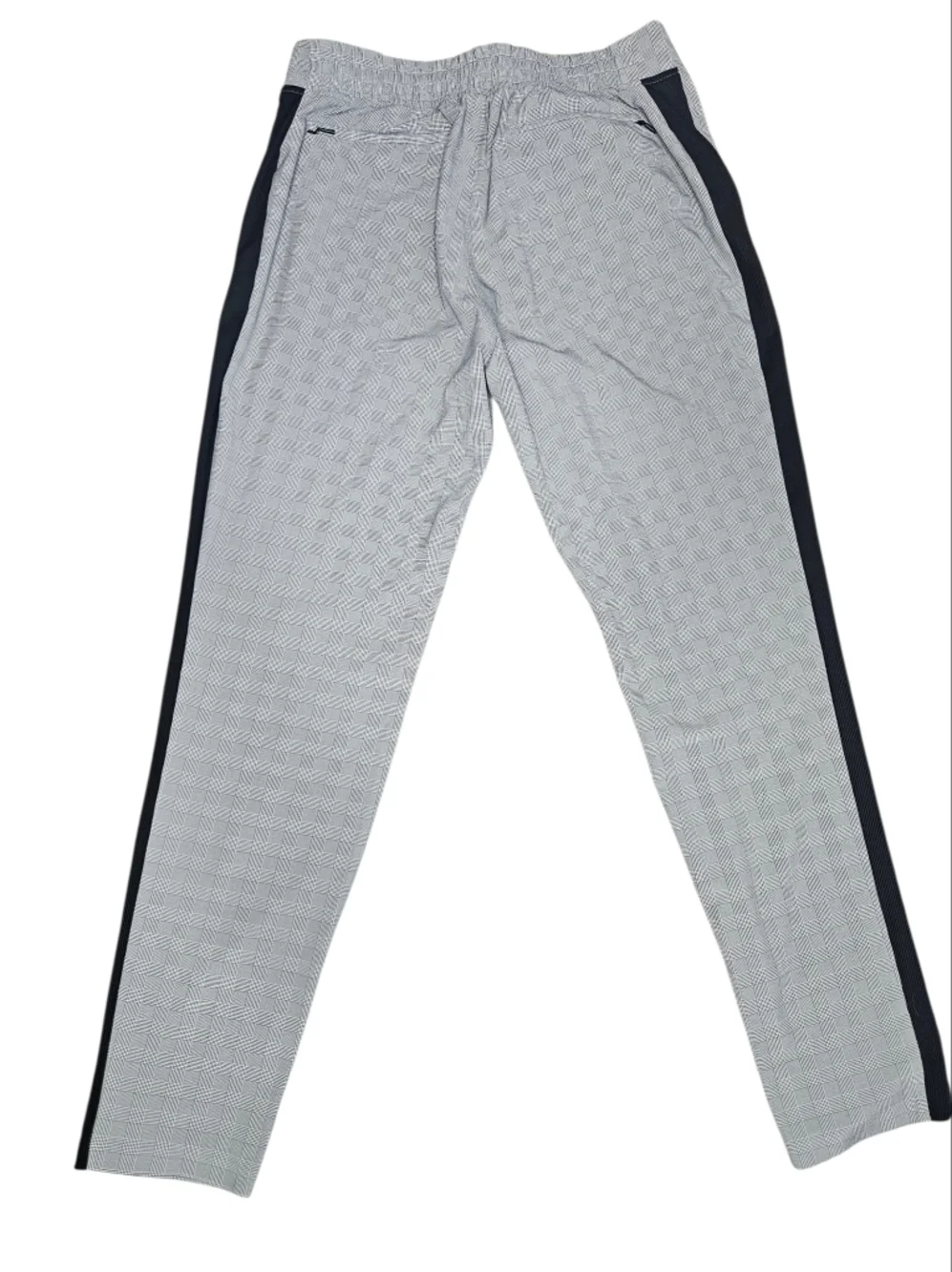 ATHLETA Brooklyn Glen Plaid Pull On Pant Sz 10T Gray Black Travel Athleisure - Picture 4 of 16